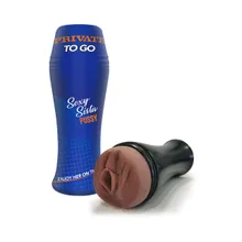 Private to Go Sexy Sista: Vakuum-Masturbator, braun Private to Go Sexy Sista: Vakuum-Masturbator, braun