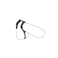 Leder-Penis-/Hodenriemen mit Hodenteiler, schwarz Leder-Penis-/Hodenriemen mit Hodenteiler, schwarz