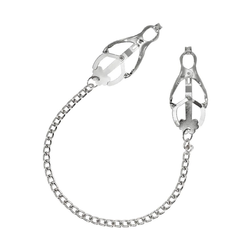 Nippelklemmen mit Verbindungskette Nippelklemmen mit Verbindungskette