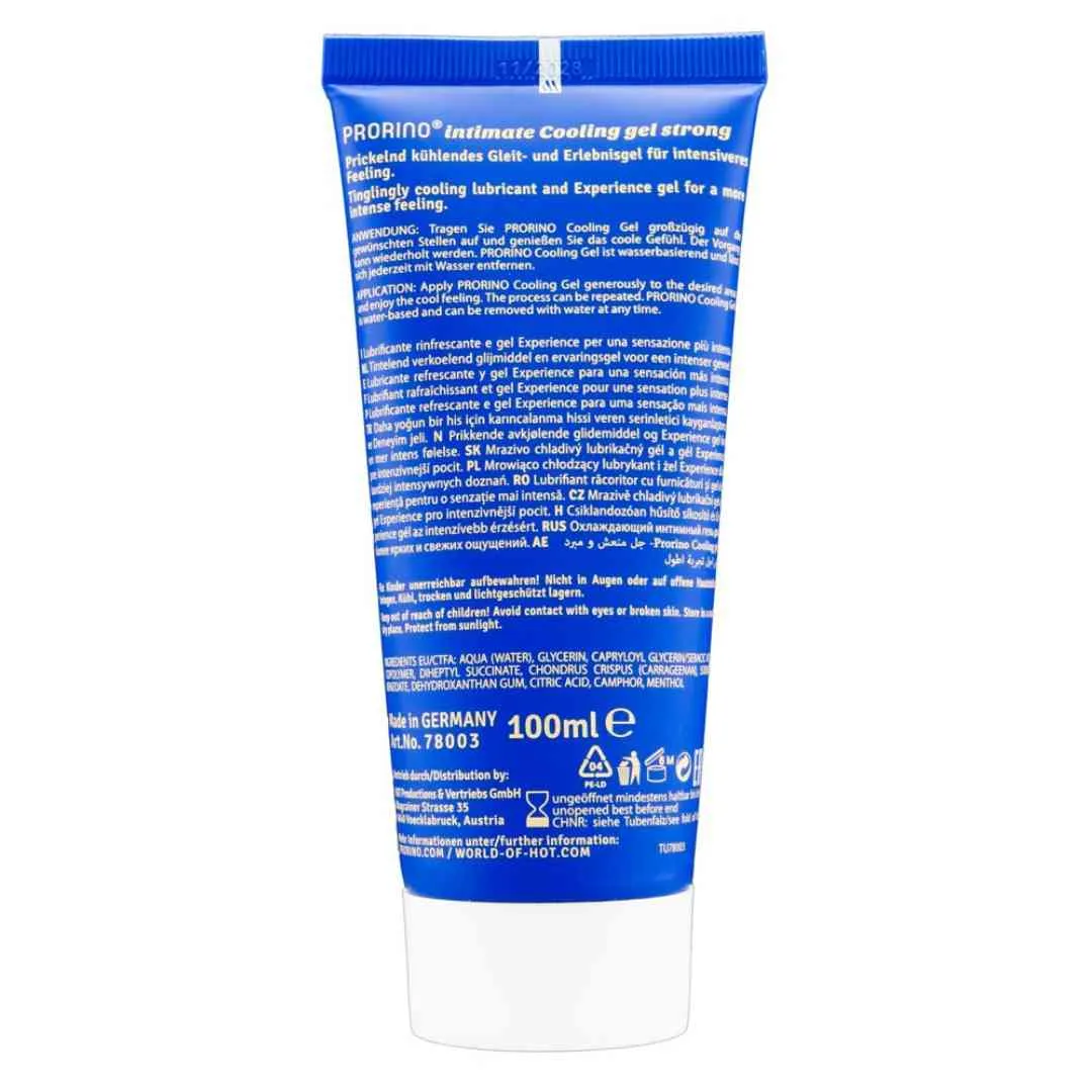 Gleitgel "Cooling Gel Strong" – Bild 4