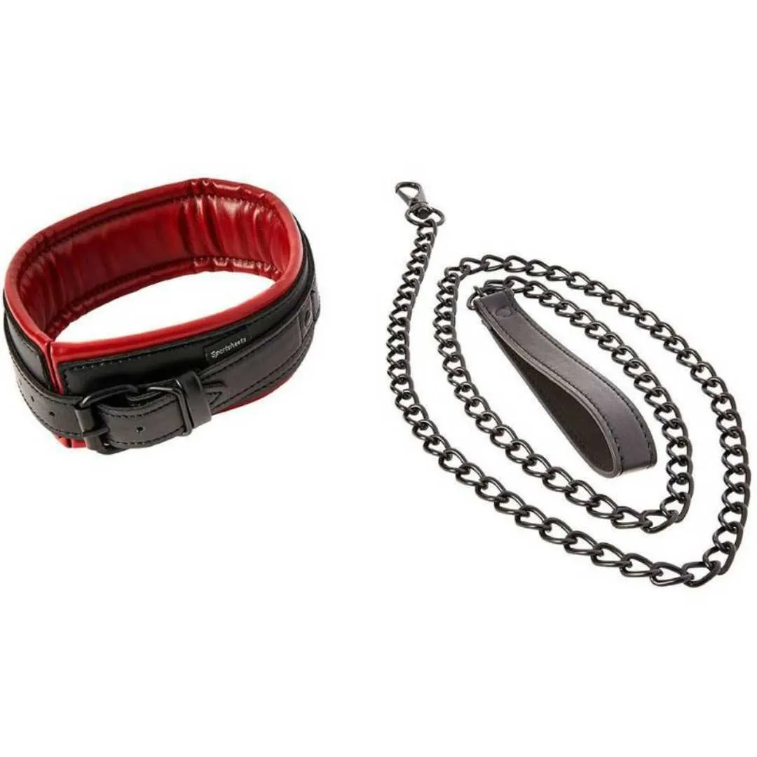 Leine und Halsband aus veganem Leder – Bild 4