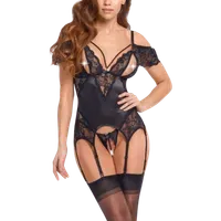 Strapshemd-Set mit Spitze Strapshemd-Set mit Spitze