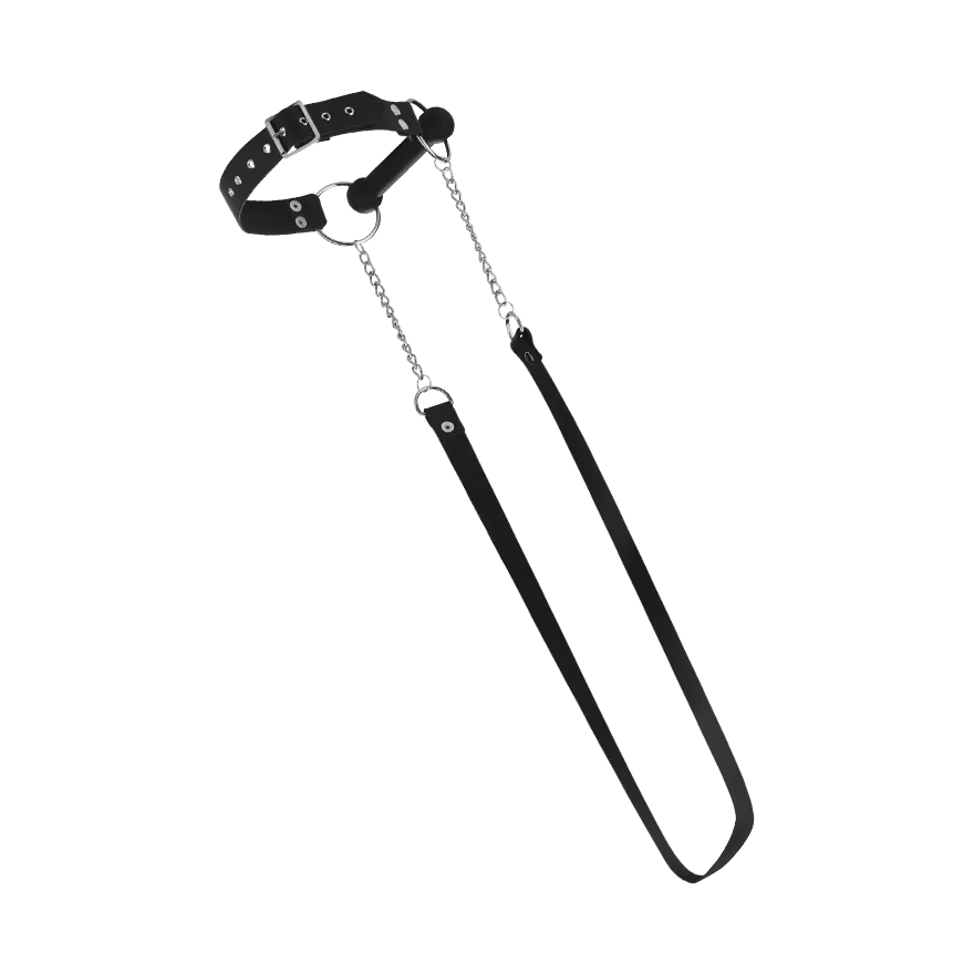 Mundknebel mit Leine Mundknebel mit Leine