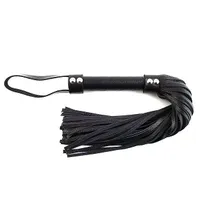 Leather Flogger H Style Black Leather Flogger H Style Black
