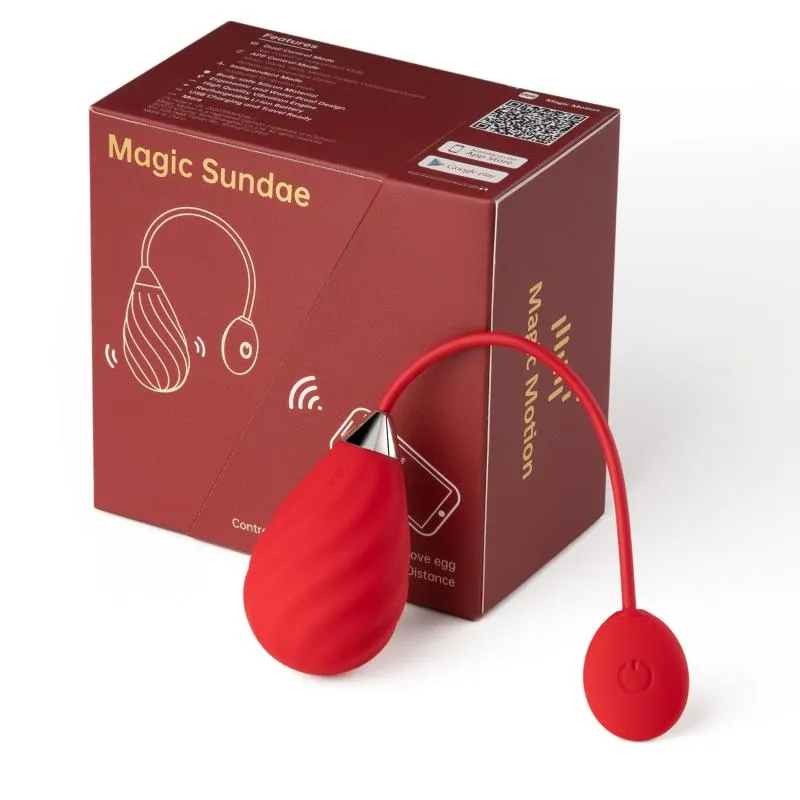 Magic Motion »Magic Sundae« Vibro-Ei mit App – Bild 4