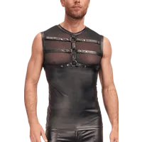 Wetlook Top mit Riemen Wetlook Top mit Riemen