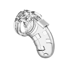 ManCage 01: Keuschheitskäfig 3,5", transparent