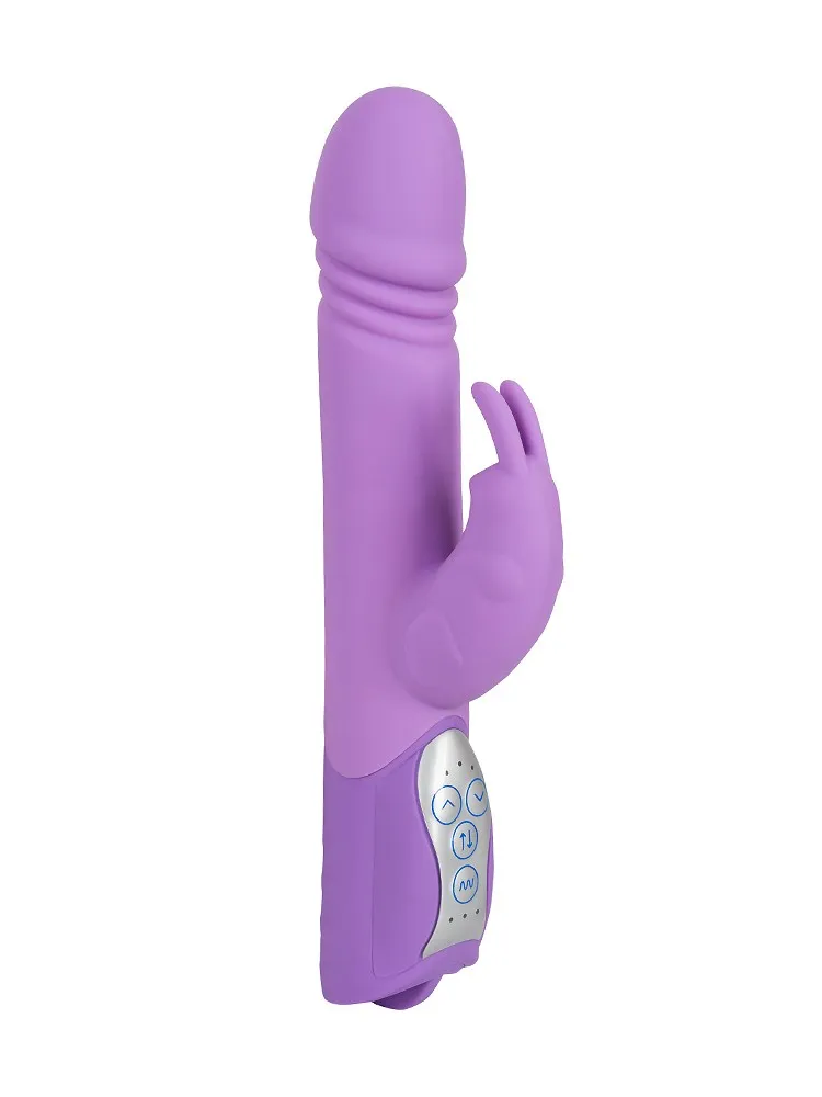 Sweet Smile Push: Bunnyvibrator mit Stoßfunktion, lila Sweet Smile Push: Bunnyvibrator mit Stoßfunktion, lila
