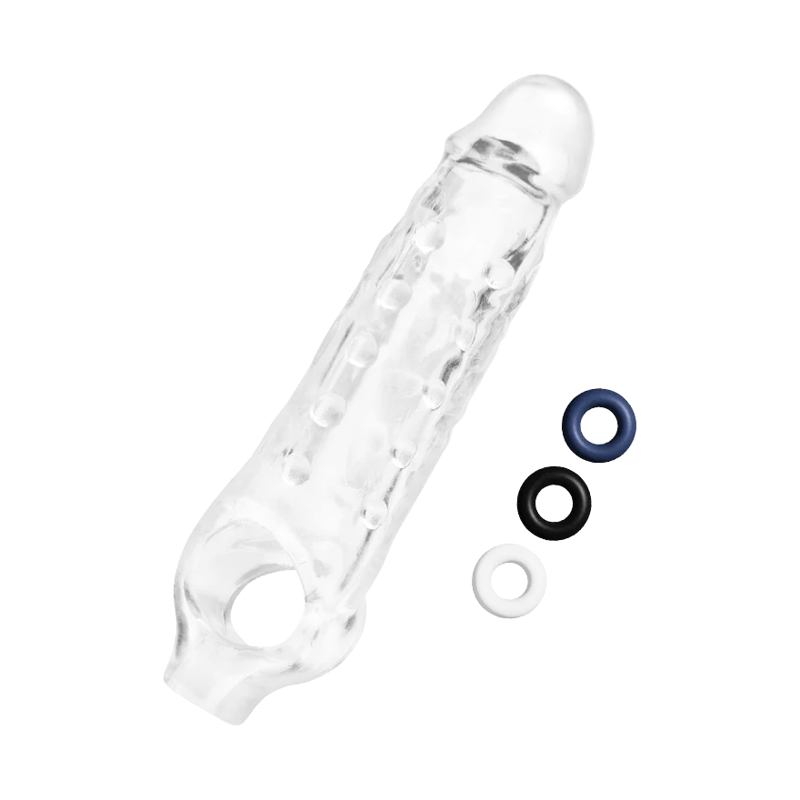 1" See-Thru Stretch Penis Extender, 22 cm 1" See-Thru Stretch Penis Extender, 22 cm