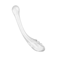 Geschwungener Glasdildo, 18 cm Geschwungener Glasdildo, 18 cm