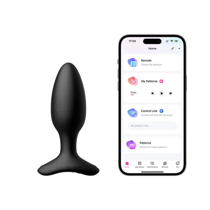 Lovense - Hush 2 Vibrationsbuttplug Mit App - Schwarz Lovense - Hush 2 Vibrationsbuttplug Mit App - Schwarz