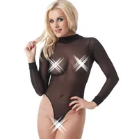 Langarm-Body, schwarz (One Size) Langarm-Body, schwarz (One Size)