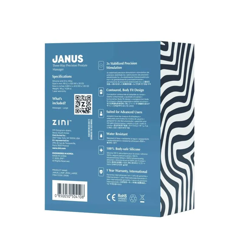 Zini – JANUS LAMP IRON Prostata Stimulator – Rot (L) – Bild 4