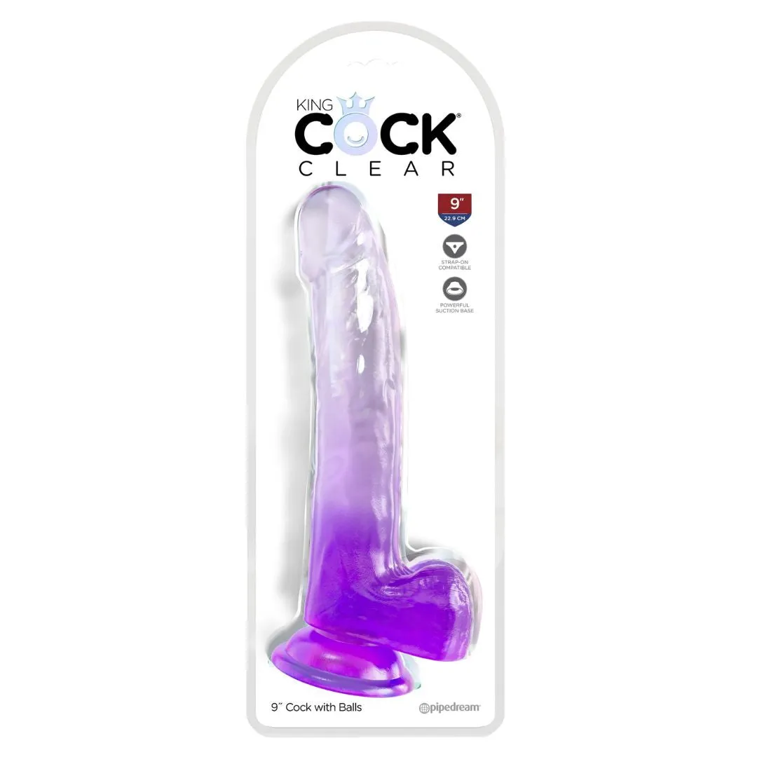 Naturdildo „9“-Cock with Balls“ mit Saugfuß – Bild 5