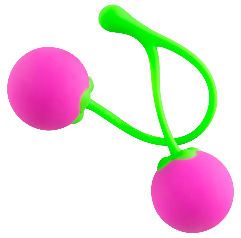 Liebeskugeln â Sweet Cherryâ , 2 Kugeln, 69 g, Ã 3,5 cm, Silikon – Bild 2