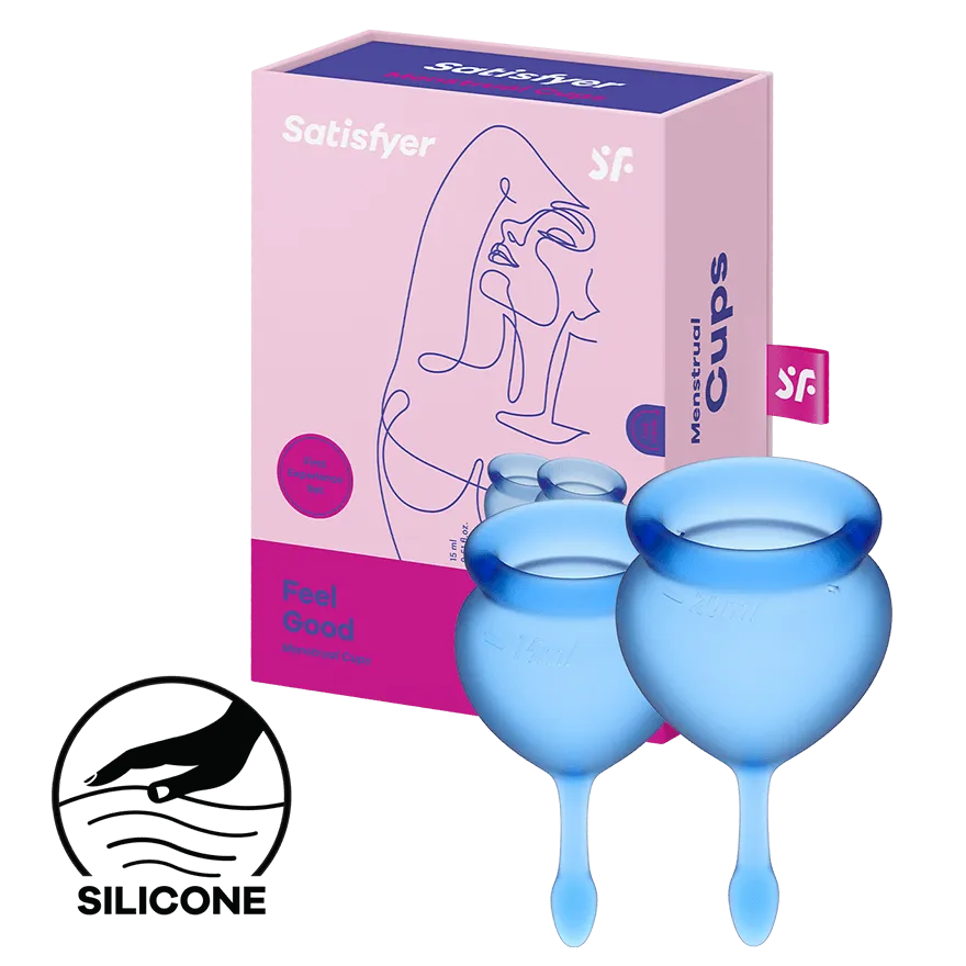 Satisfyer Feel Good - Menstrual Cup Set, 15 & 20 ml Satisfyer Feel Good - Menstrual Cup Set, 15 & 20 ml