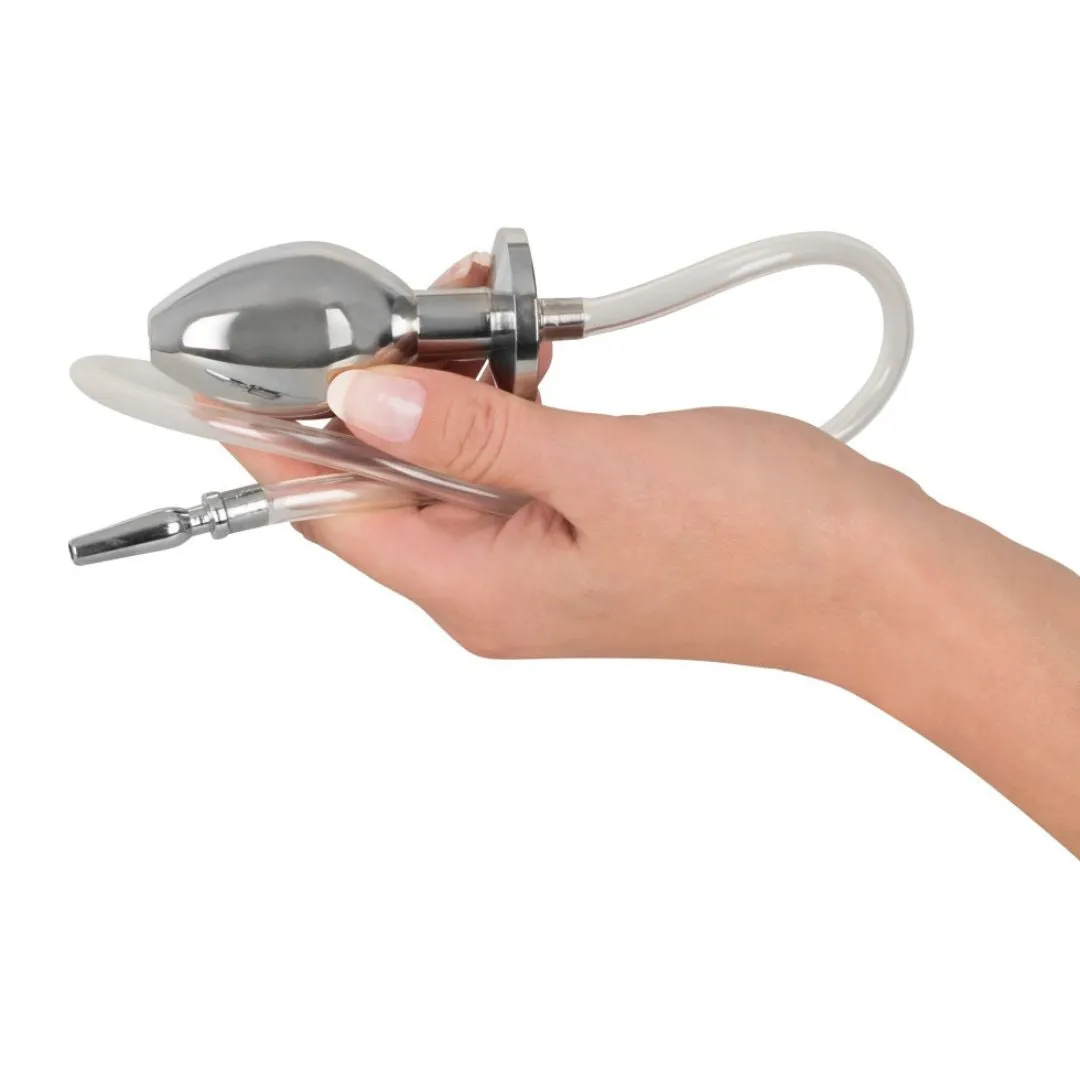 Penis- und Analplug mit Verbindungsschlauch – Bild 5