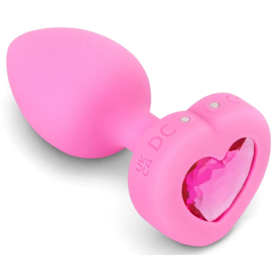 Analvibrator „vibrating heart“ mit Herz-Stopper und Fernbedienung – Bild 3