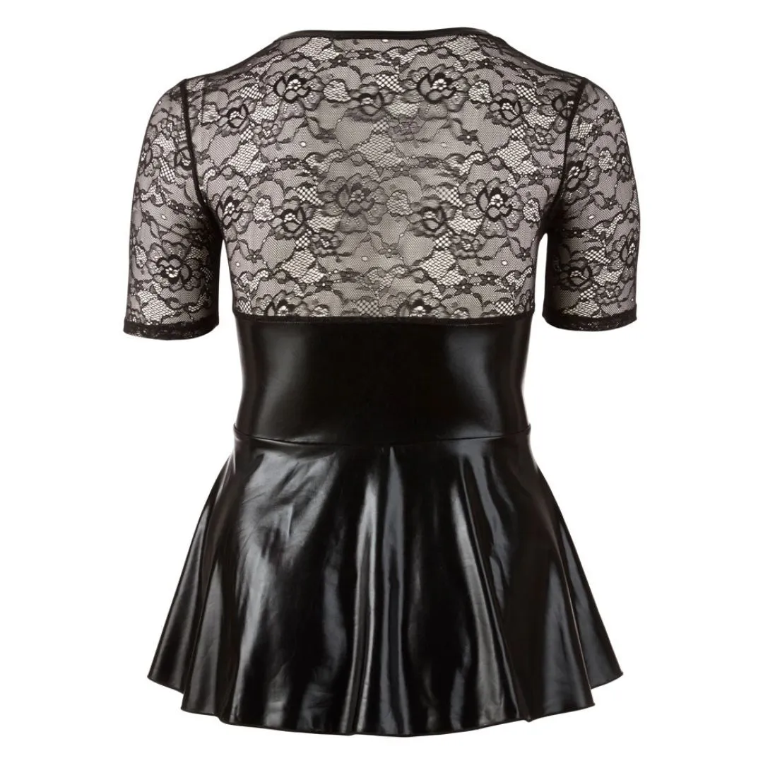 Kleid mit Schnürung und ausgestelltem Rockteil – Bild 5