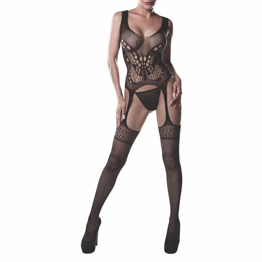 Bodystocking mit Straps-Optik Bodystocking mit Straps-Optik