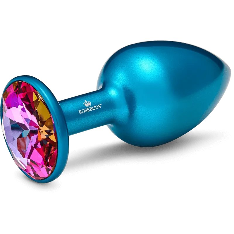 Rosebuds™ - Medium Alu Blue Crystal Rosebuds™ - Medium Alu Blue Crystal