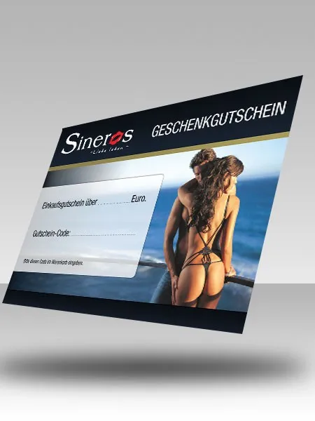SinEros Geschenk-Gutschein über 50 Euro SinEros Geschenk-Gutschein über 50 Euro