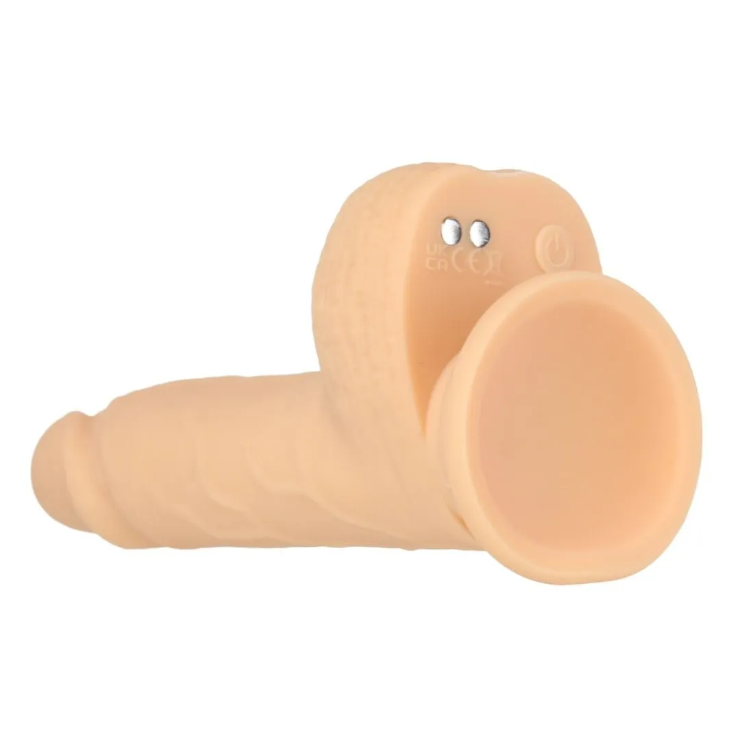 Dildo „6,5" Thrusting Dong RC“ mit Vibration – Bild 4