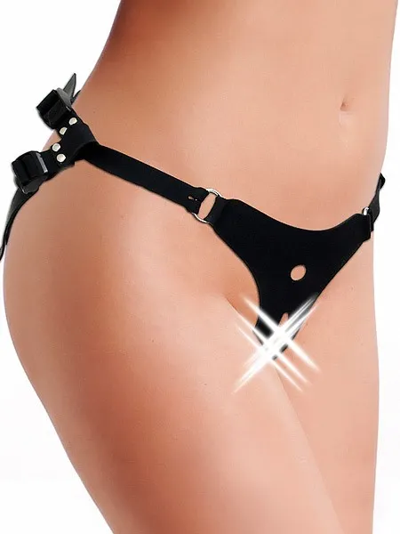 Silikon-Harness für Strap-On, schwarz Silikon-Harness für Strap-On, schwarz