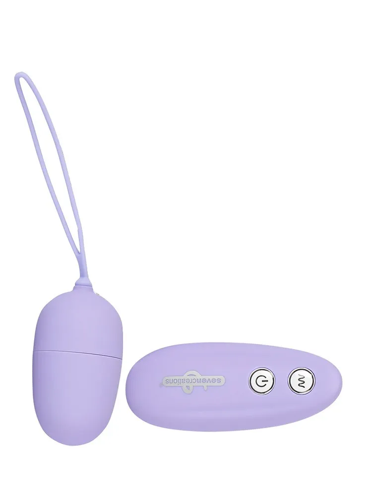 Ultra Seven Egg: Vibroei mit Fernbedienung, lila Ultra Seven Egg: Vibroei mit Fernbedienung, lila
