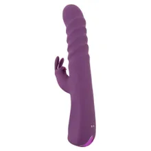 Stoßvibrator mit Klitoris-Stimulator Stoßvibrator mit Klitoris-Stimulator