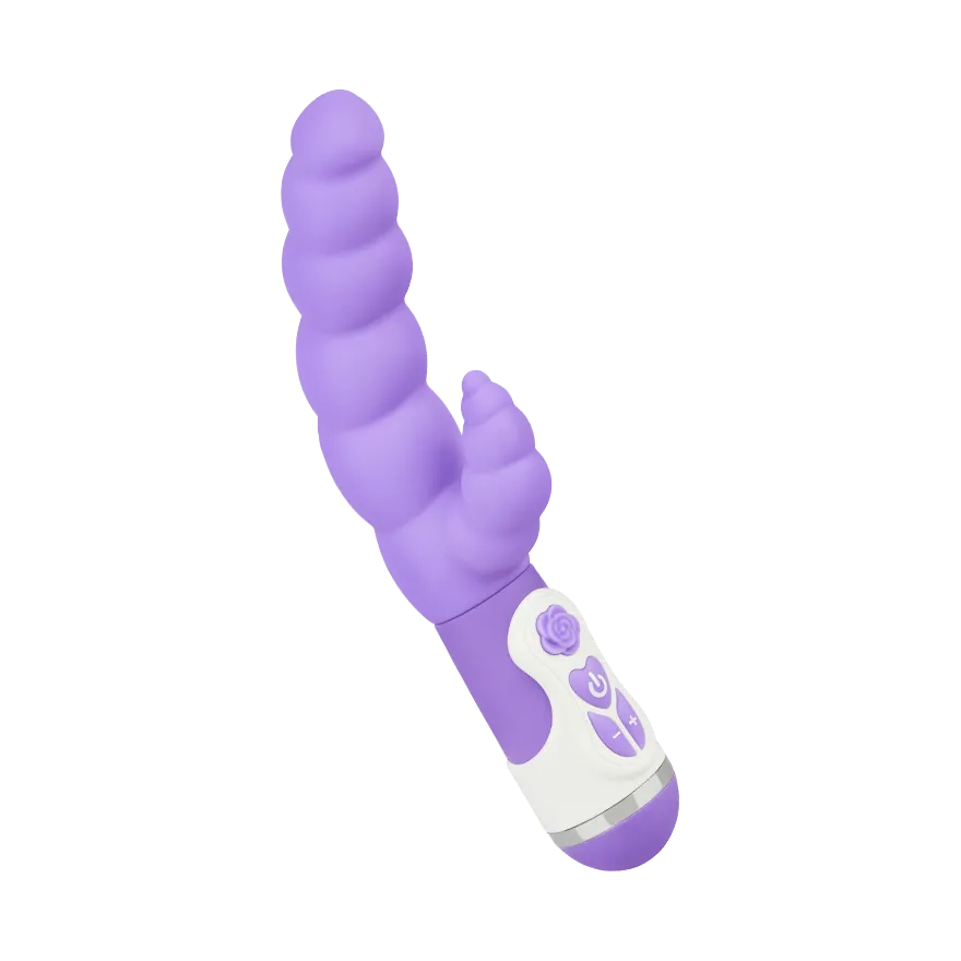 Silikon-Vibrator mit Struktur, 24 cm Silikon-Vibrator mit Struktur, 24 cm