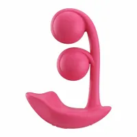 HoneyPlayBox - Melody-Drucksensor App-gesteuerte Zwillingsbälle Clitoris- & G-Punkt-Vibrator Magenta HoneyPlayBox - Melody-Drucksensor App-gesteuerte Zwillingsbälle Clitoris- & G-Punkt-Vibrator Magenta