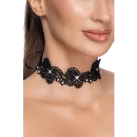 Halsband mit Perlen und Glitzersteinen Halsband mit Perlen und Glitzersteinen