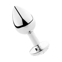 Analdildo mit Kristall, 7,5 cm Analdildo mit Kristall, 7,5 cm