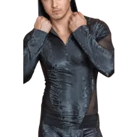 Kapuzenshirt mit Schlangenmuster langarm Kapuzenshirt mit Schlangenmuster langarm