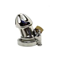 Black Label Breezy Boy Cock Cage: Edelstahl-Peniskäfig Black Label Breezy Boy Cock Cage: Edelstahl-Peniskäfig