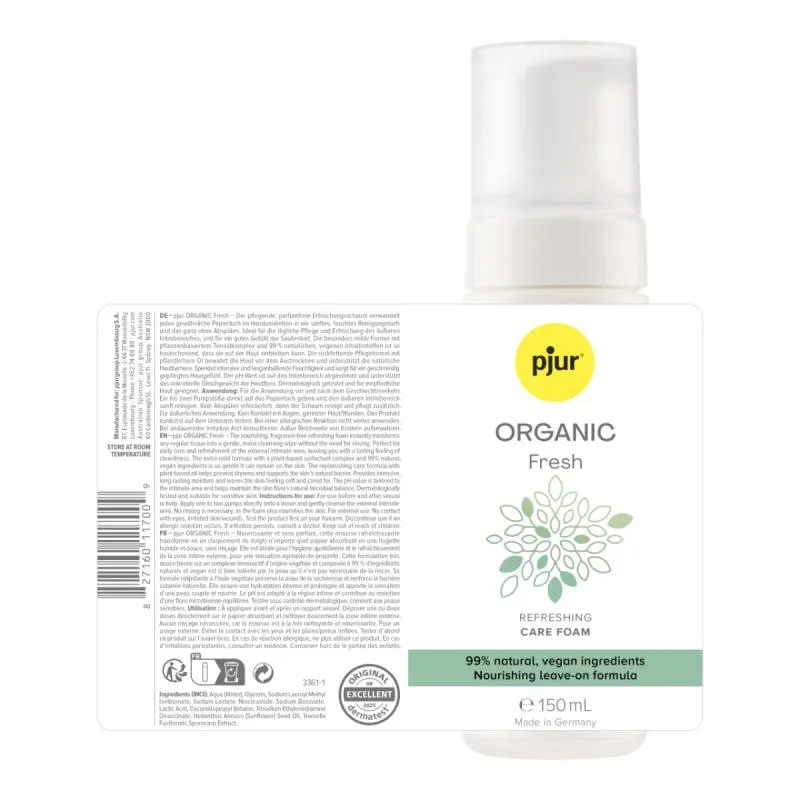 Pjur - ORGANIC Fresh Intim Foam - 150ml – Bild 2
