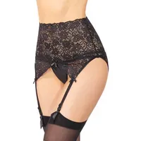 Coquette: Strapsgürtel, schwarz (One Size) Coquette: Strapsgürtel, schwarz (One Size)