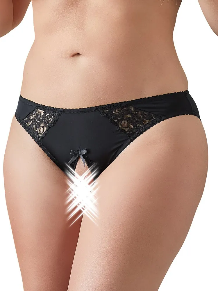 Ouvertslip, schwarz (4XL) Ouvertslip, schwarz (4XL)