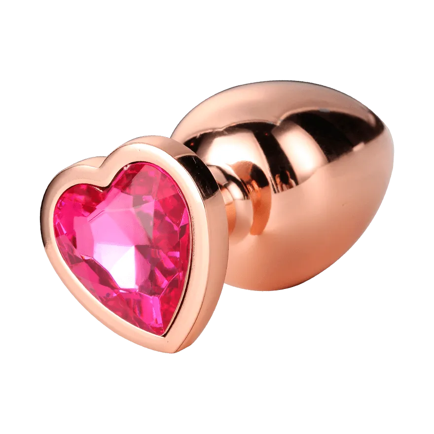 Medium Rose Gold Plug, 8,3 cm Medium Rose Gold Plug, 8,3 cm