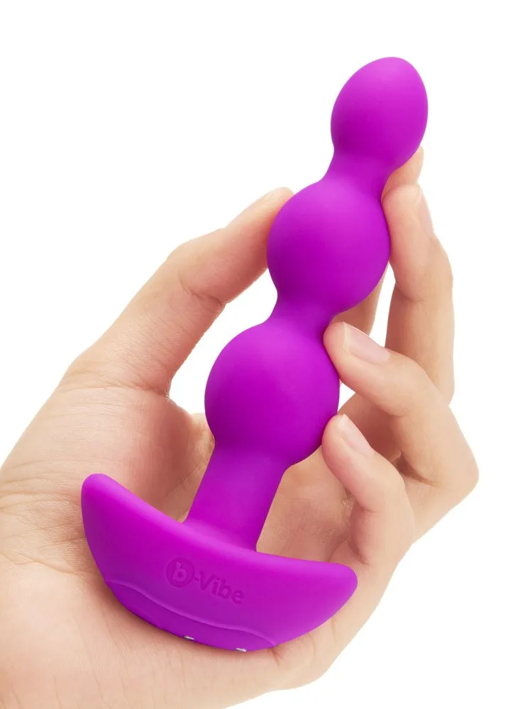B-Vibe Triplet: Vibro-Analplug, fuchsia B-Vibe Triplet: Vibro-Analplug, fuchsia