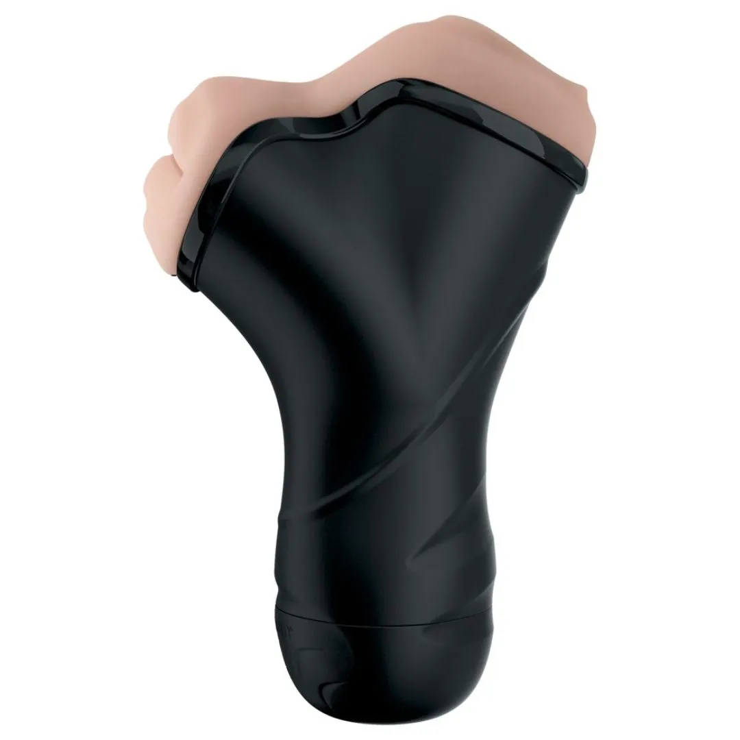 Masturbator „Double Penetration Vibrating Stroker“ mit 2 Öffnungen – Bild 3