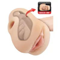 Pipedream - PDX Plus Pussy Pounder Squeeze Stroker - Beige Pipedream - PDX Plus Pussy Pounder Squeeze Stroker - Beige