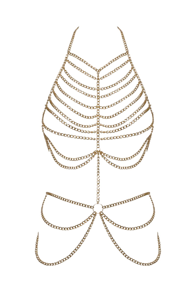 goldene Körperkette goldene Körperkette