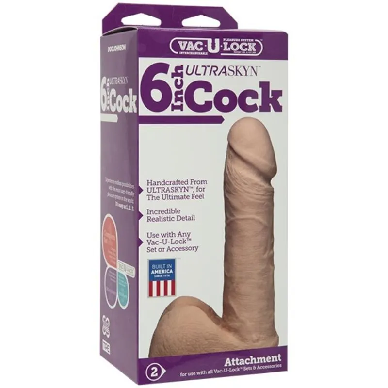Doc Johnson - VacULock 16.5 cmULTRASKYN Cock&Balls – Bild 2