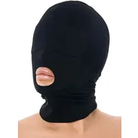 Kopfmaske mit Mundöffnung, schwarz Kopfmaske mit Mundöffnung, schwarz