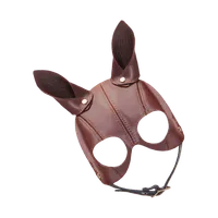 Ledermaske mit Ohren Ledermaske mit Ohren