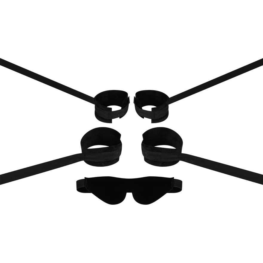 Vielseitige Hand- und Fußfesseln mit Bändern Vielseitige Hand- und Fußfesseln mit Bändern