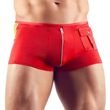 Pants im Feuerwehrmann-Look mit Front-Reißverschluss Pants im Feuerwehrmann-Look mit Front-Reißverschluss