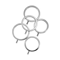 ElectraStim ElectraRings: Elektro-Penisringe 5er Set, silber ElectraStim ElectraRings: Elektro-Penisringe 5er Set, silber